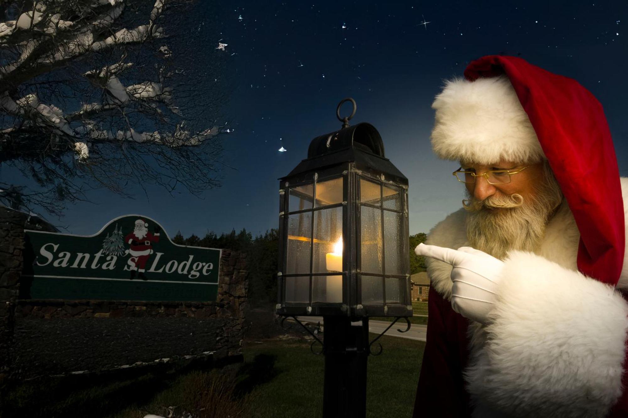 Santa'S Lodge Santa Claus Esterno foto